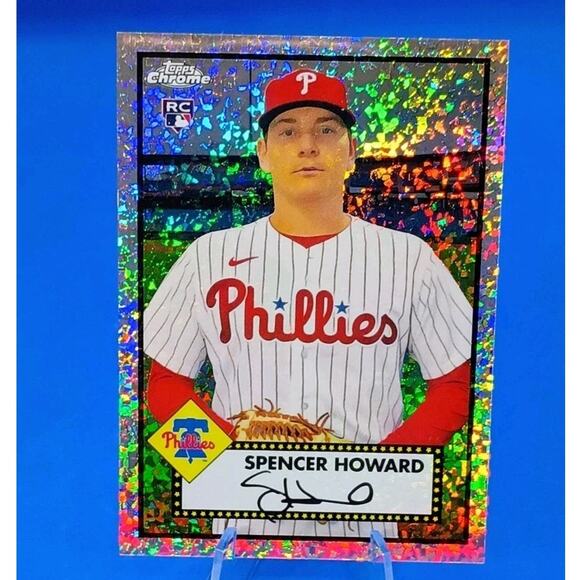Spencer Howard #74 Rose Gold Speckled Foil Topps Chrome #74 2021 #ed 32/75 - Picture 1 of 5